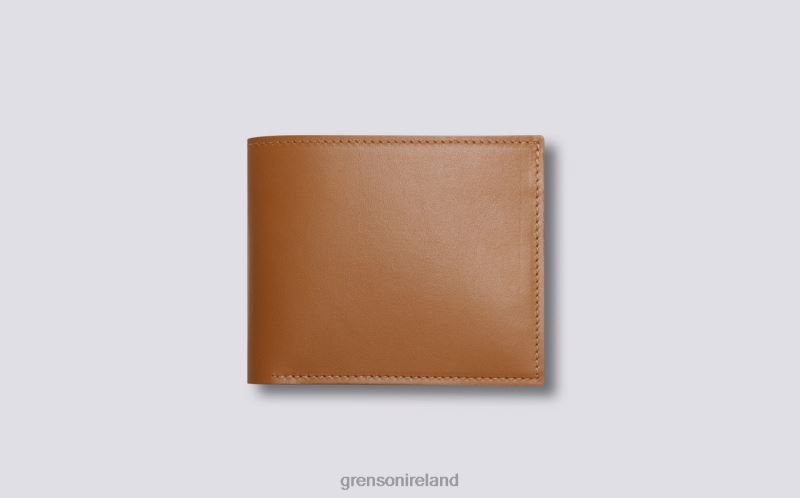 BI-FOLD WALLET Unisex Grenson TLJJ8522 Tan Accessories