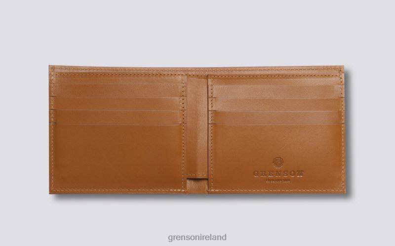 BI-FOLD WALLET Unisex Grenson TLJJ8522 Tan Accessories