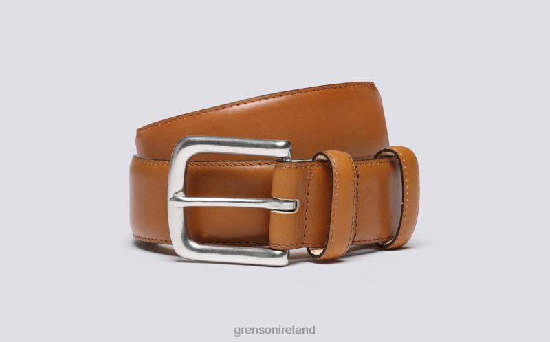 CASUAL BELT Unisex Grenson TLJJ8514 Tan Accessories