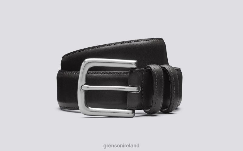 CASUAL BELT Unisex Grenson TLJJ8518 Black Accessories