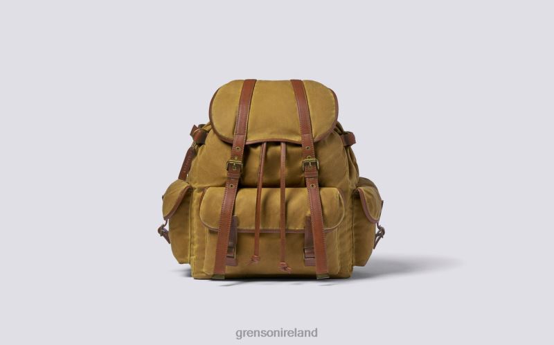 LARGE BACKPACK Unisex Grenson TLJJ8511 Khaki Accessories