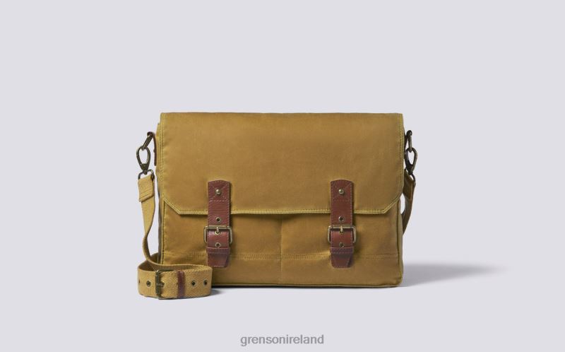 MESSENGER BAG Unisex Grenson TLJJ8510 Khaki Accessories