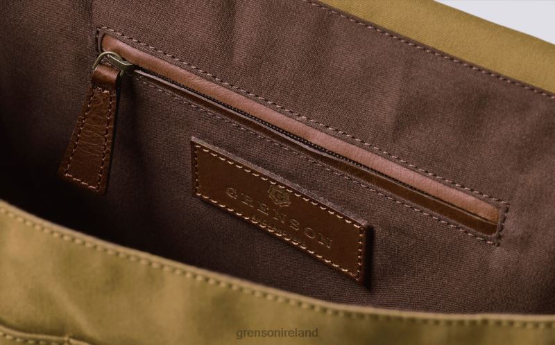 MESSENGER BAG Unisex Grenson TLJJ8510 Khaki Accessories