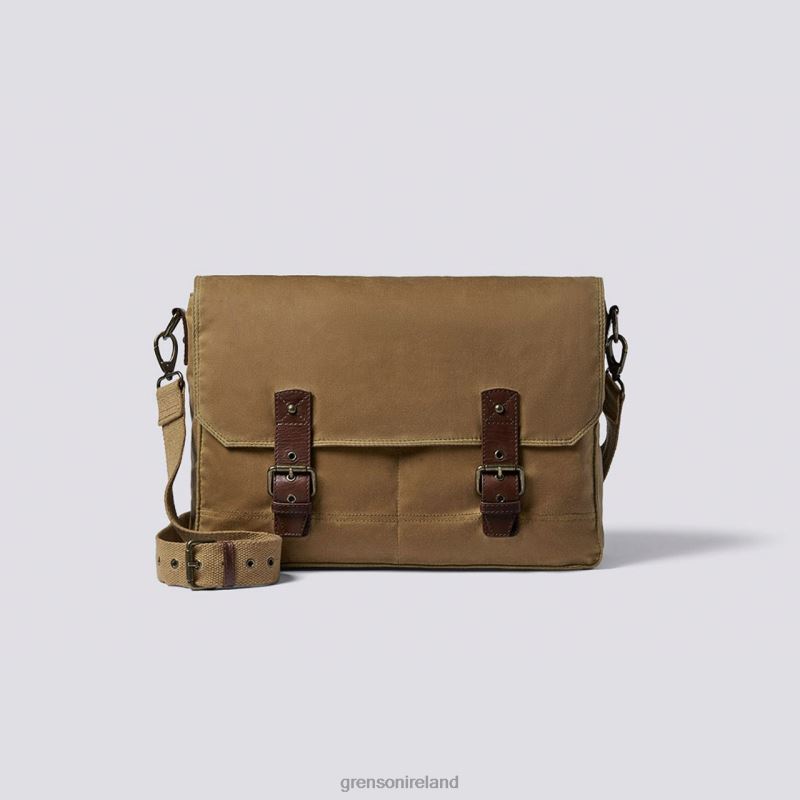 MESSENGER BAG Unisex Grenson TLJJ8510 Khaki Accessories