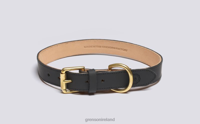 LARGE DOG COLLAR Unisex Grenson TLJJ8545 Black Dog Accessories