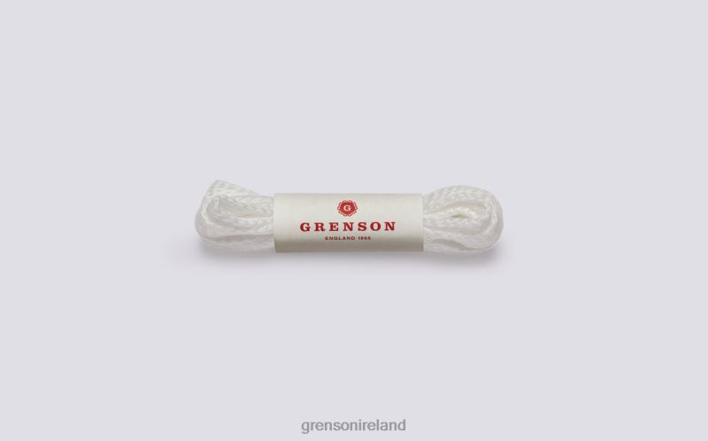 FLAT BOOT LACES Unisex Grenson TLJJ8425 White Accessories
