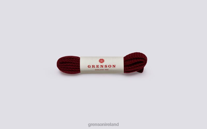 FLAT SHOE LACES Unisex Grenson TLJJ8428 Claret Accessories