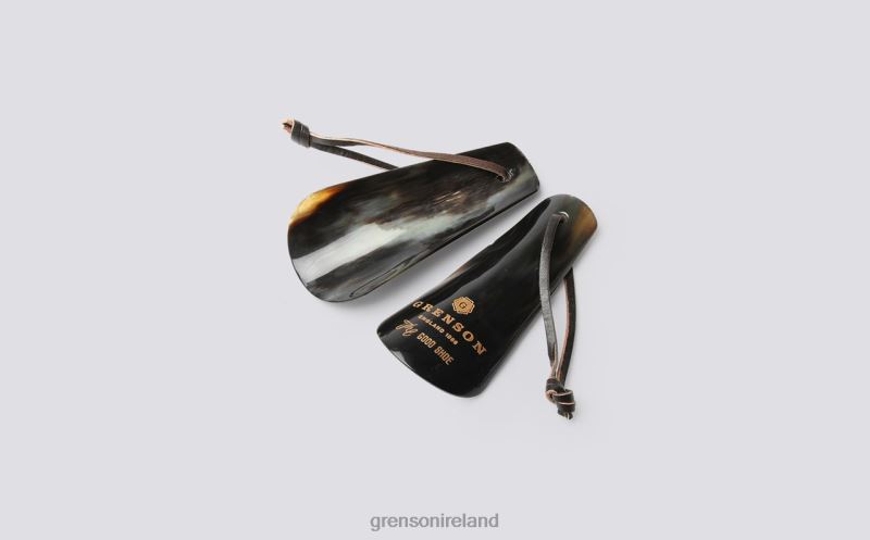 SMALL SHOE HORN Unisex Grenson TLJJ8400 Brown Shoe Care