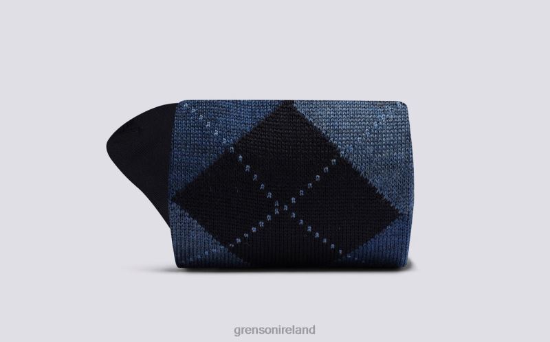 ARGYLE SOCK Men Grenson TLJJ8450 Navy Accessories