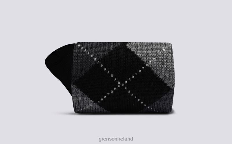 ARGYLE SOCK Men Grenson TLJJ8451 Black Accessories