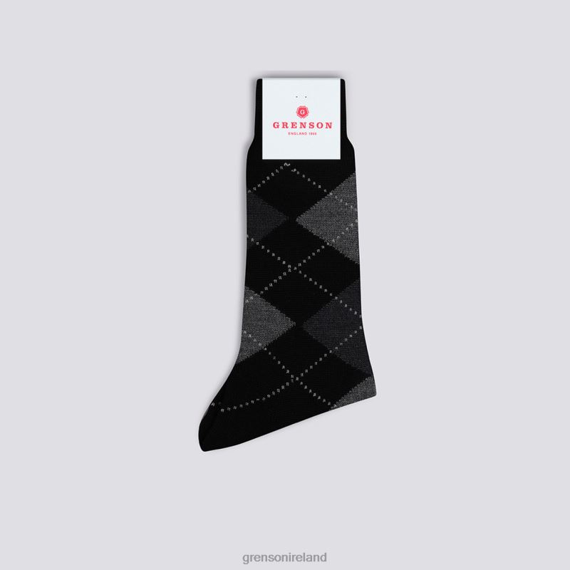 ARGYLE SOCK Men Grenson TLJJ8451 Black Accessories