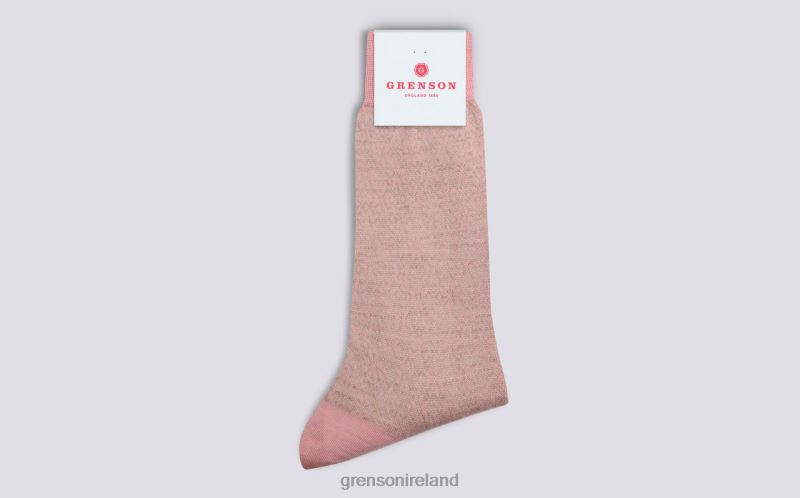 FAIRISLE SNOWFLAKE SOCK Women Grenson TLJJ8469 Pink Accessories