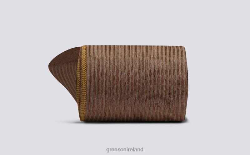 FALSE SEAM SOCK Women Grenson TLJJ8508 Brown Accessories