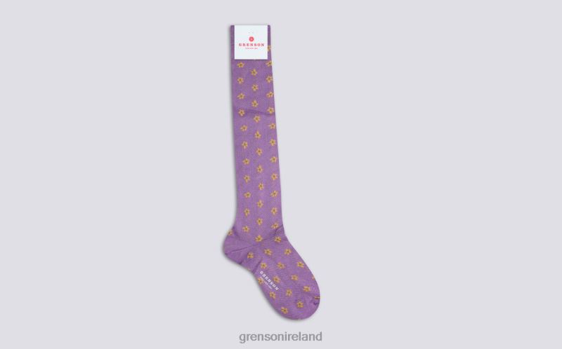 FLOWER SOCK Women Grenson TLJJ8480 Lilac Accessories
