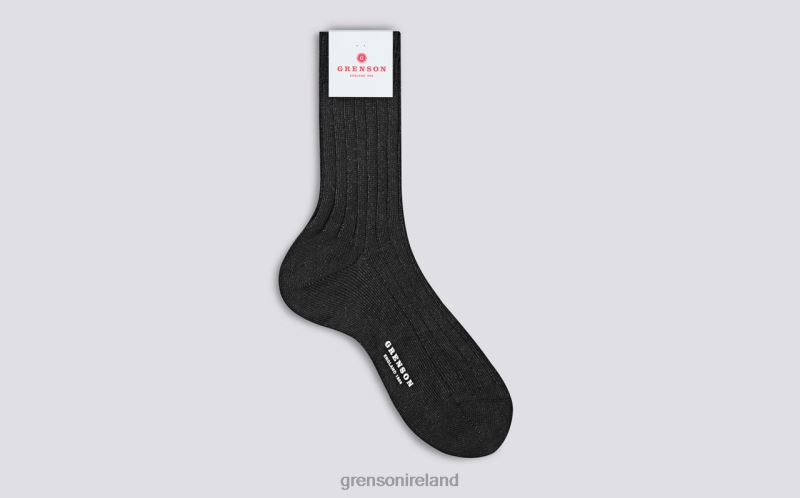 GLITTER RIB SOCK Women Grenson TLJJ8472 Black Accessories
