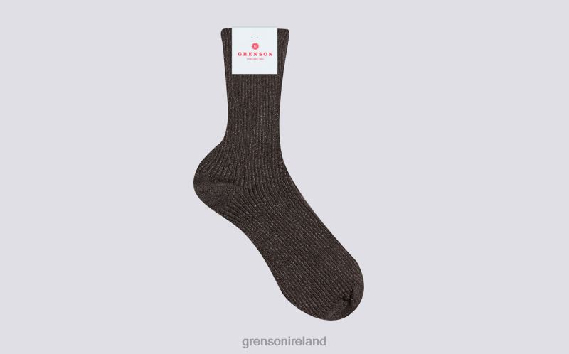 GLITTER SOCK Women Grenson TLJJ8506 Grey Accessories