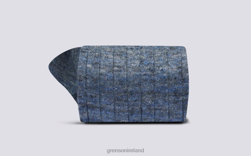 MALANGE SOCK Men Grenson TLJJ8498 Blue Accessories