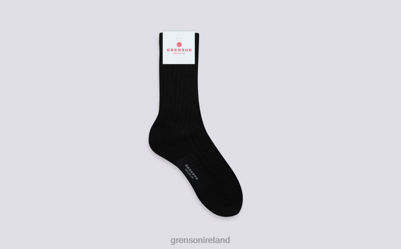 RECYCLED SOCK Men Grenson TLJJ8461 Black Accessories