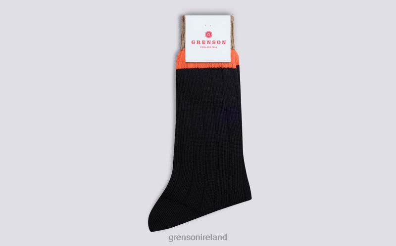 TOP STRIPE SOCK Men Grenson TLJJ8486 Navy Accessories