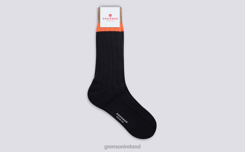 TOP STRIPE SOCK Men Grenson TLJJ8486 Navy Accessories