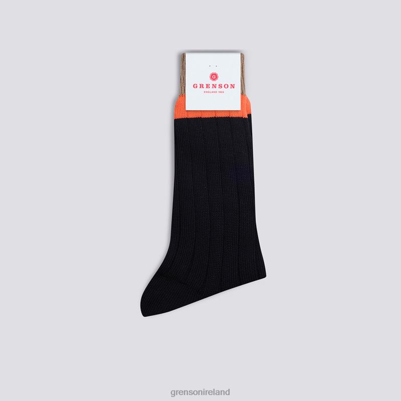 TOP STRIPE SOCK Men Grenson TLJJ8486 Navy Accessories