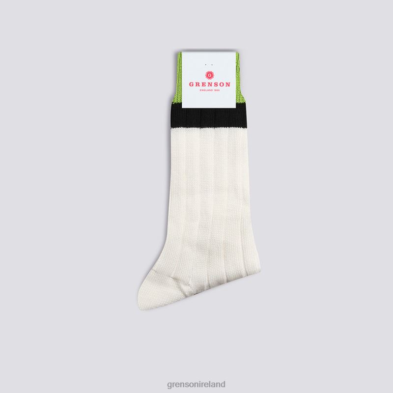 TOP STRIPE SOCK Women Grenson TLJJ8475 Cream Accessories