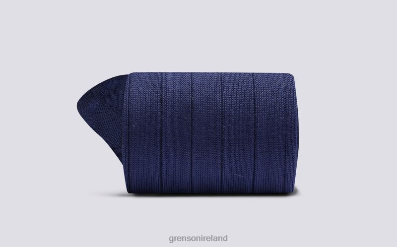 WIDE RIB SOCK Unisex Grenson TLJJ8494 Blue Accessories