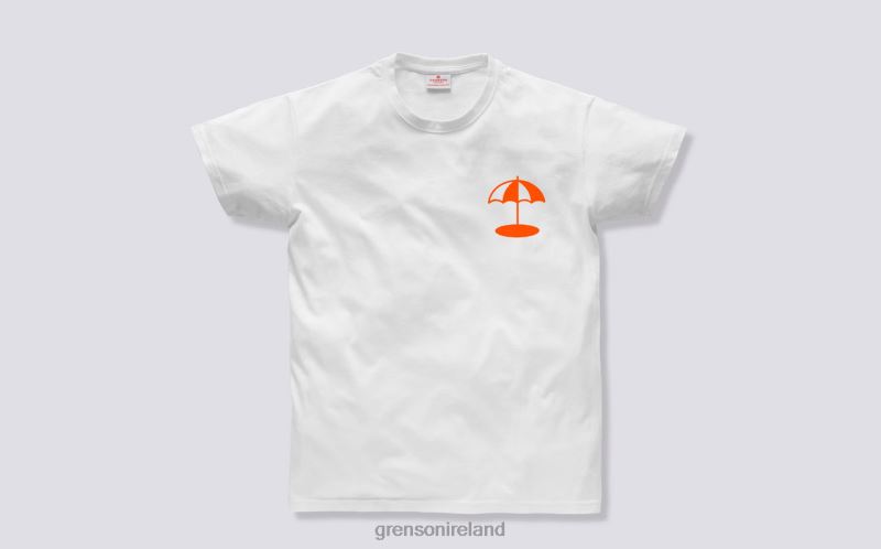 SUMMER T-SHIRT Unisex Grenson TLJJ8526 White Clothes