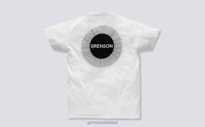 SUN BURST T-SHIRT Unisex Grenson TLJJ8530 White Clothes