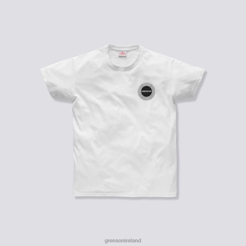 SUN BURST T-SHIRT Unisex Grenson TLJJ8530 White Clothes