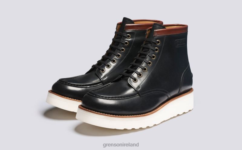 ASA Men Grenson TLJJ853 Black Boots