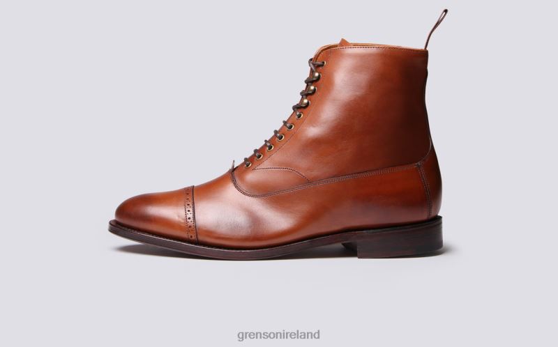 BALMORAL Men Grenson TLJJ85 Cognac Boots