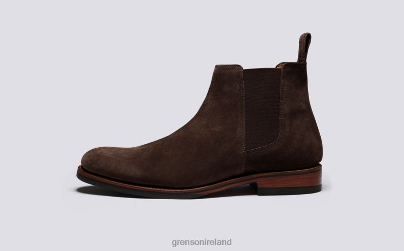 DECLAN Men Grenson TLJJ847 Dark Brown Boots