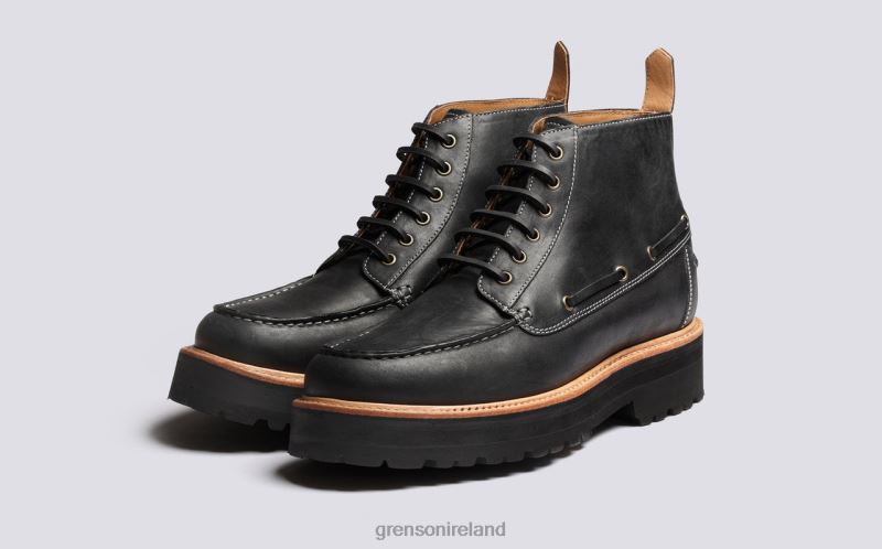 EASTON Men Grenson TLJJ824 Black Boots