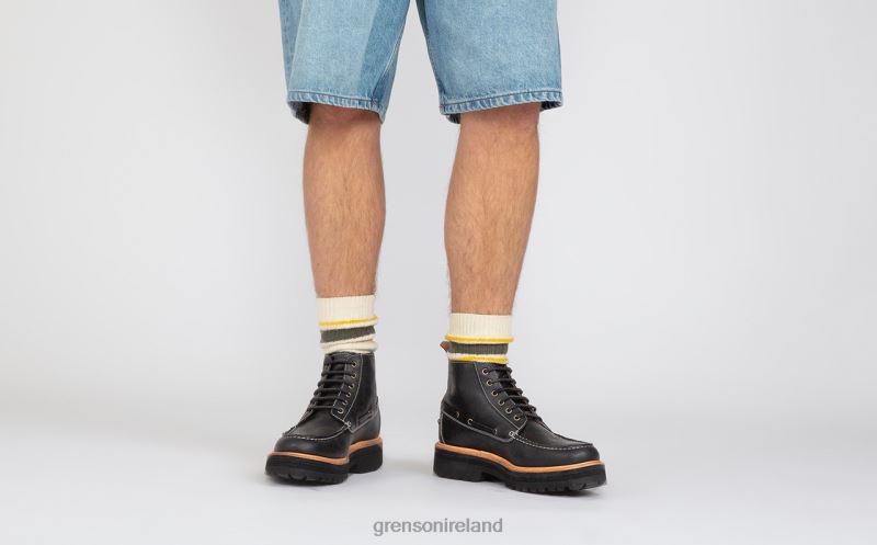 EASTON Men Grenson TLJJ824 Black Boots