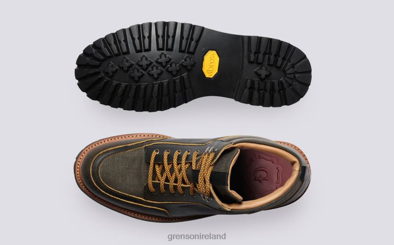 FIELDING Men Grenson TLJJ827 Vintage Brown Boots