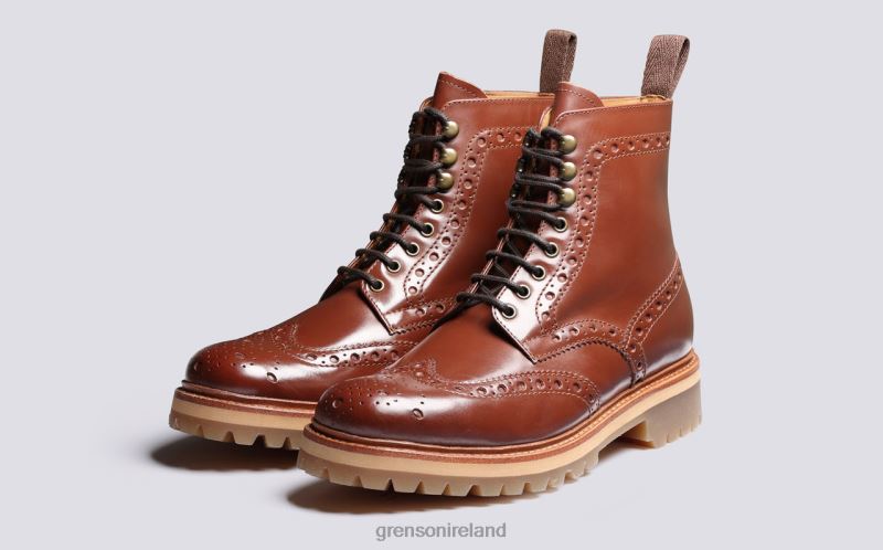 FRED Men Grenson TLJJ815 Tan Boots