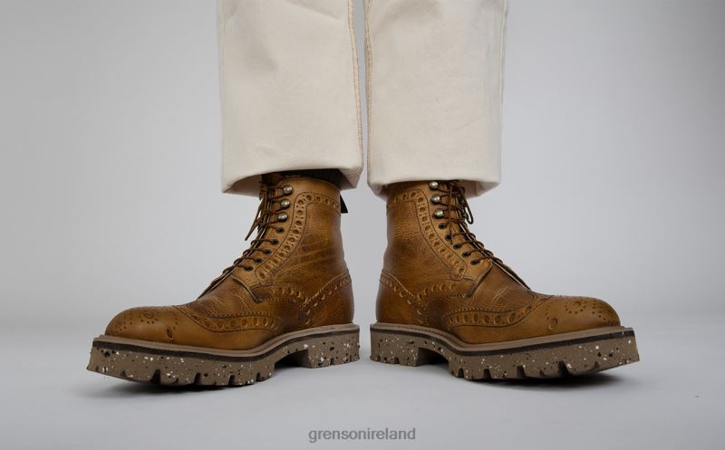 FRED Men Grenson TLJJ828 Brown Boots
