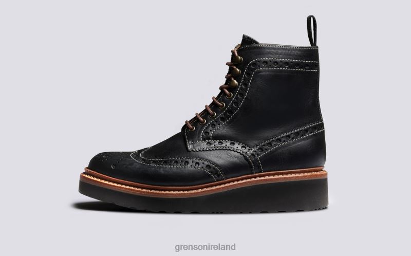 FRED Men Grenson TLJJ830 Black Boots