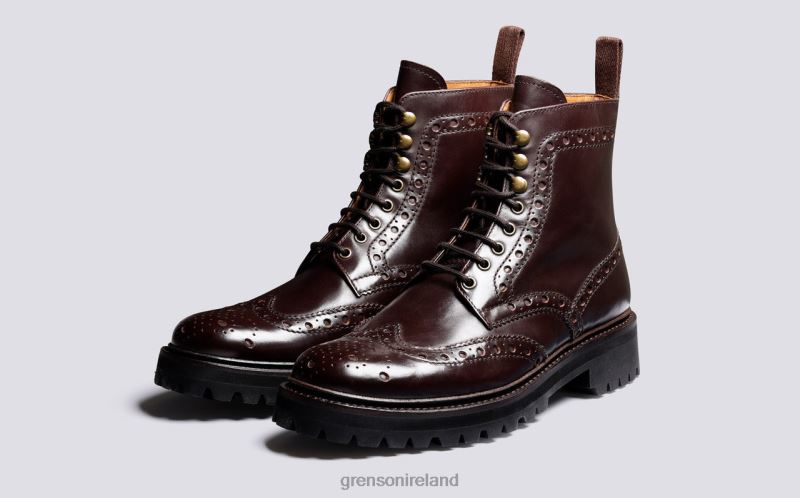 FRED Men Grenson TLJJ832 Brown Boots