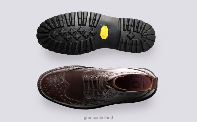 FRED Men Grenson TLJJ832 Brown Boots