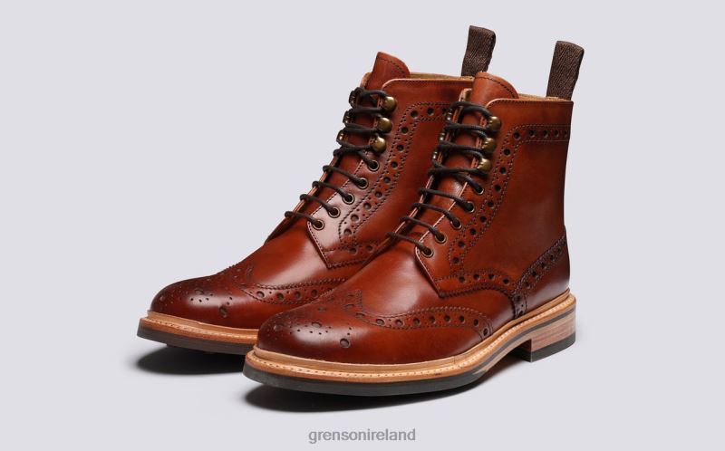 FRED Men Grenson TLJJ833 Tan Boots