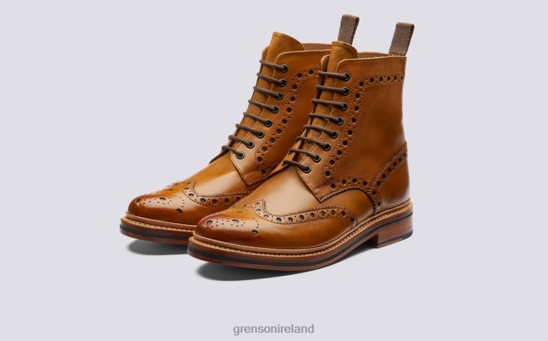 FRED Men Grenson TLJJ83 Tan Boots