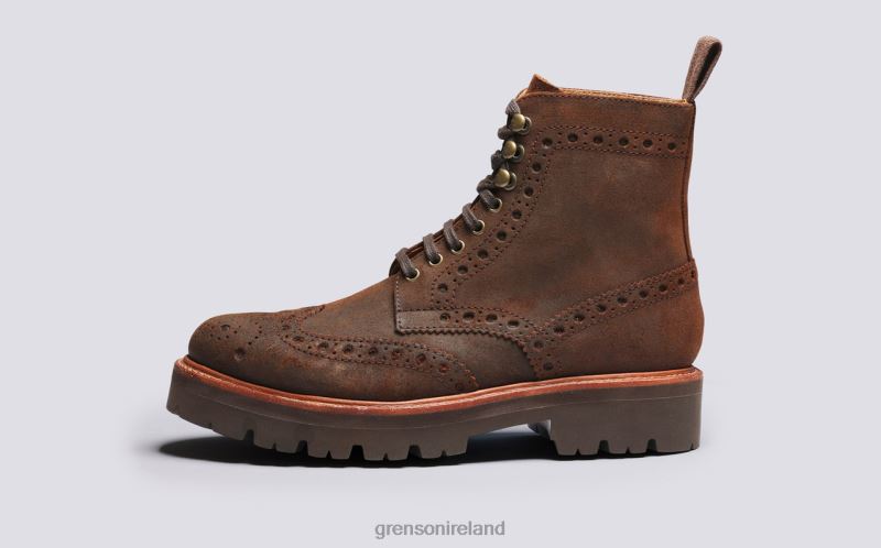FRED Men Grenson TLJJ854 Brown Boots