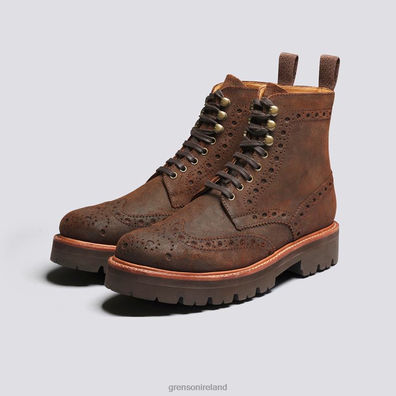 FRED Men Grenson TLJJ854 Brown Boots