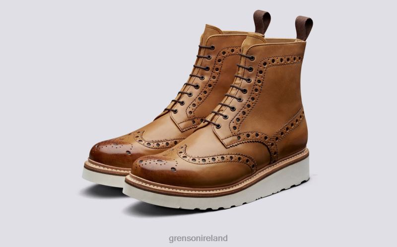 FRED Men Grenson TLJJ87 Tan Boots
