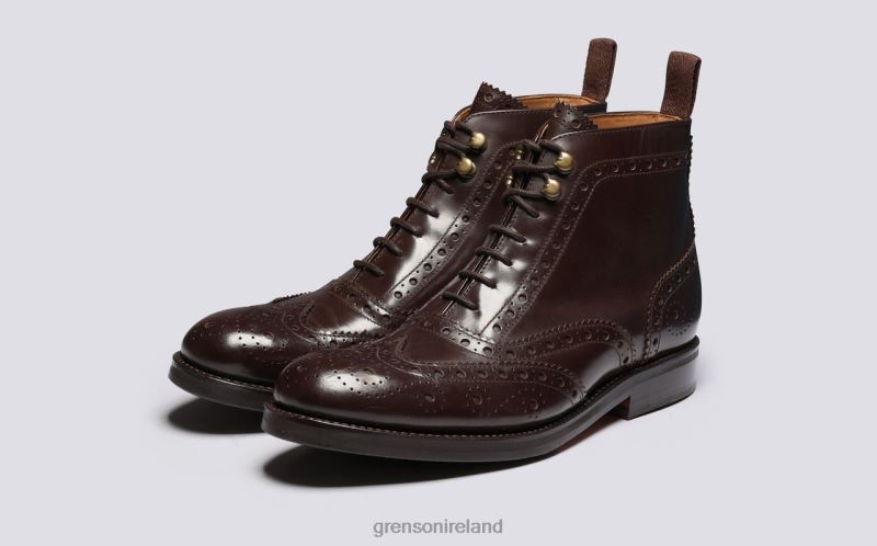 NELSON Men Grenson TLJJ857 Brown Boots