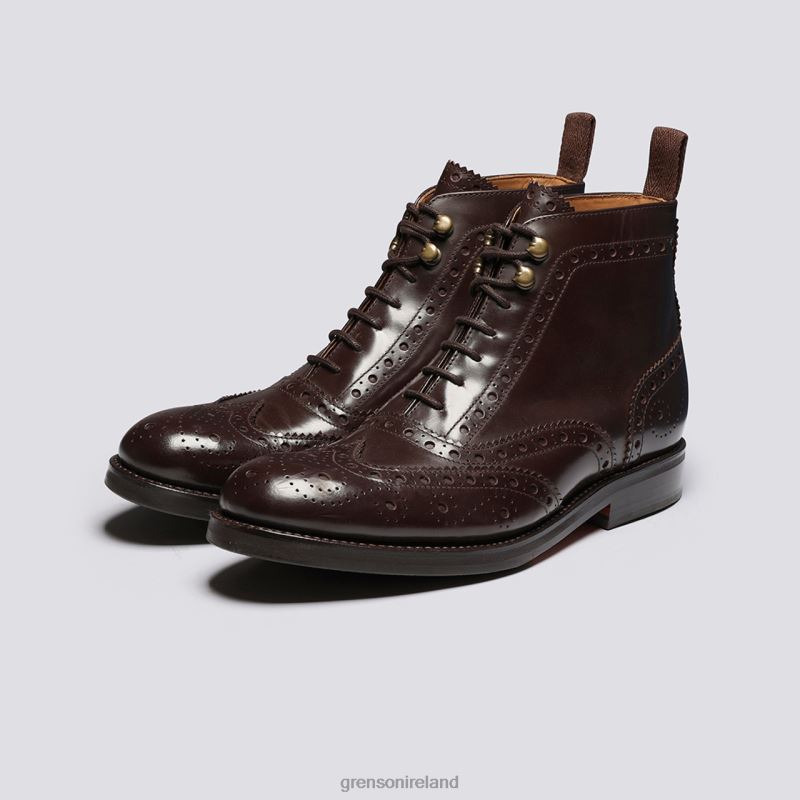 NELSON Men Grenson TLJJ857 Brown Boots