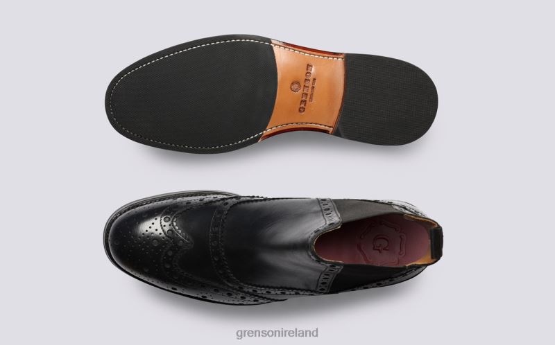 RALPH Men Grenson TLJJ856 Black Boots