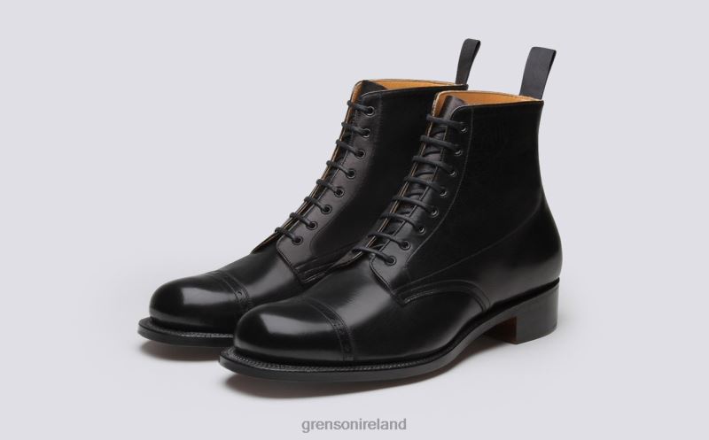 SHOE 1 Men Grenson TLJJ837 Black Boots